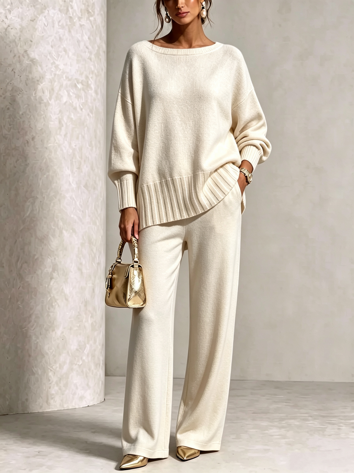 CLEARANCE SALE💥Hot Sale Soft Cashmere Casual Sweater Suit