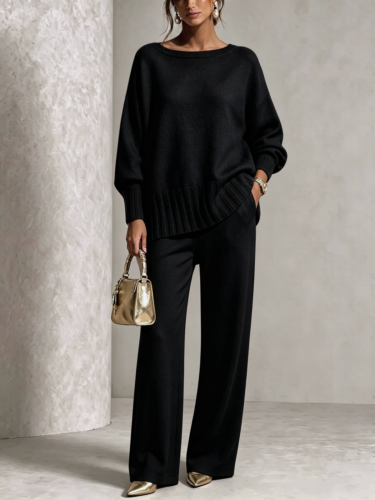 CLEARANCE SALE💥Hot Sale Soft Cashmere Casual Sweater Suit