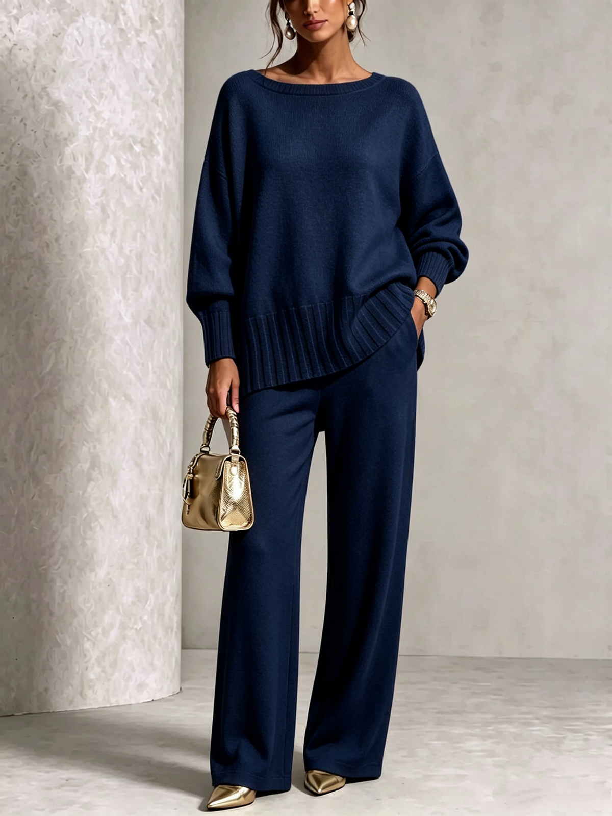 CLEARANCE SALE💥Hot Sale Soft Cashmere Casual Sweater Suit
