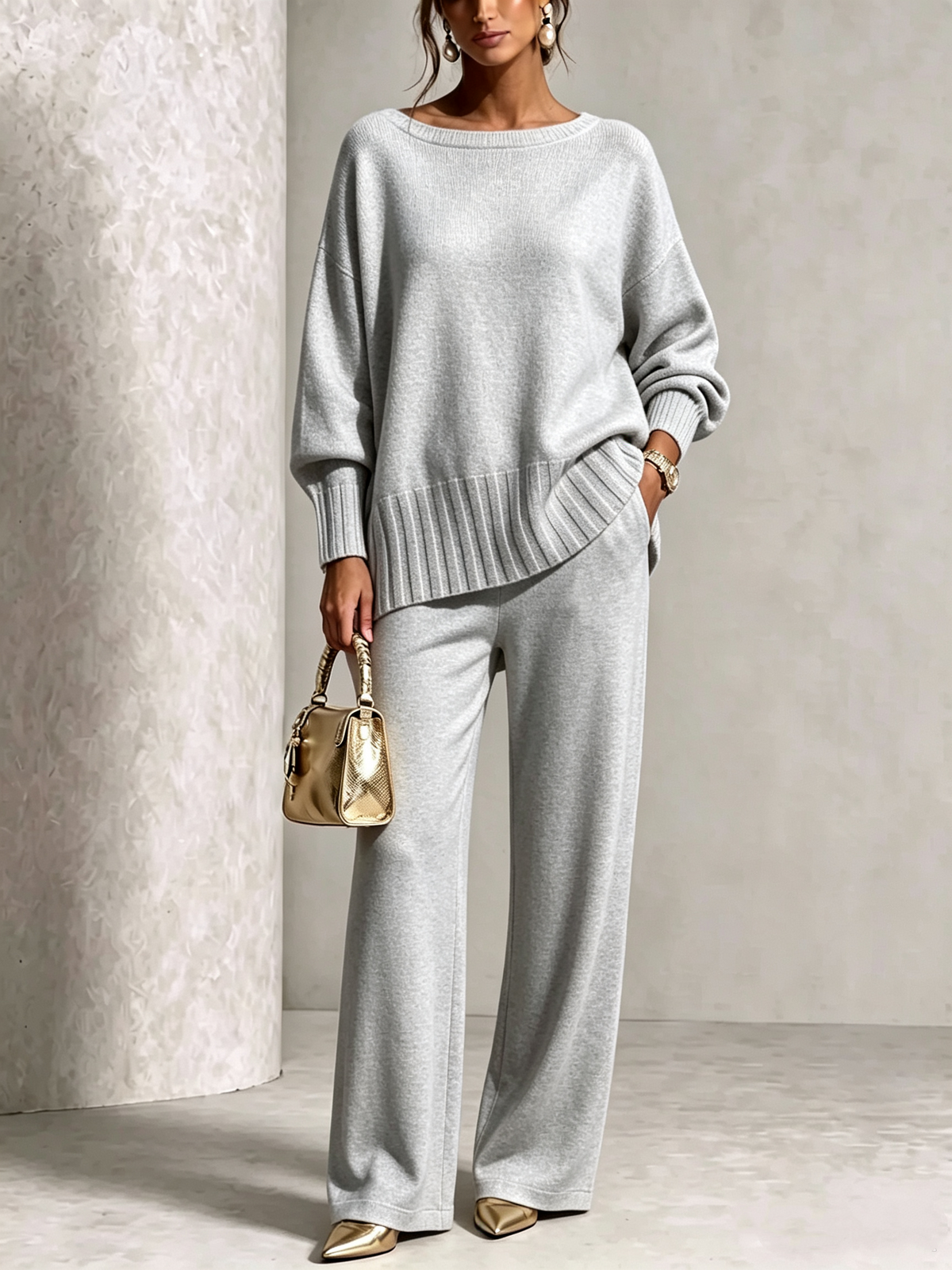 CLEARANCE SALE💥Hot Sale Soft Cashmere Casual Sweater Suit