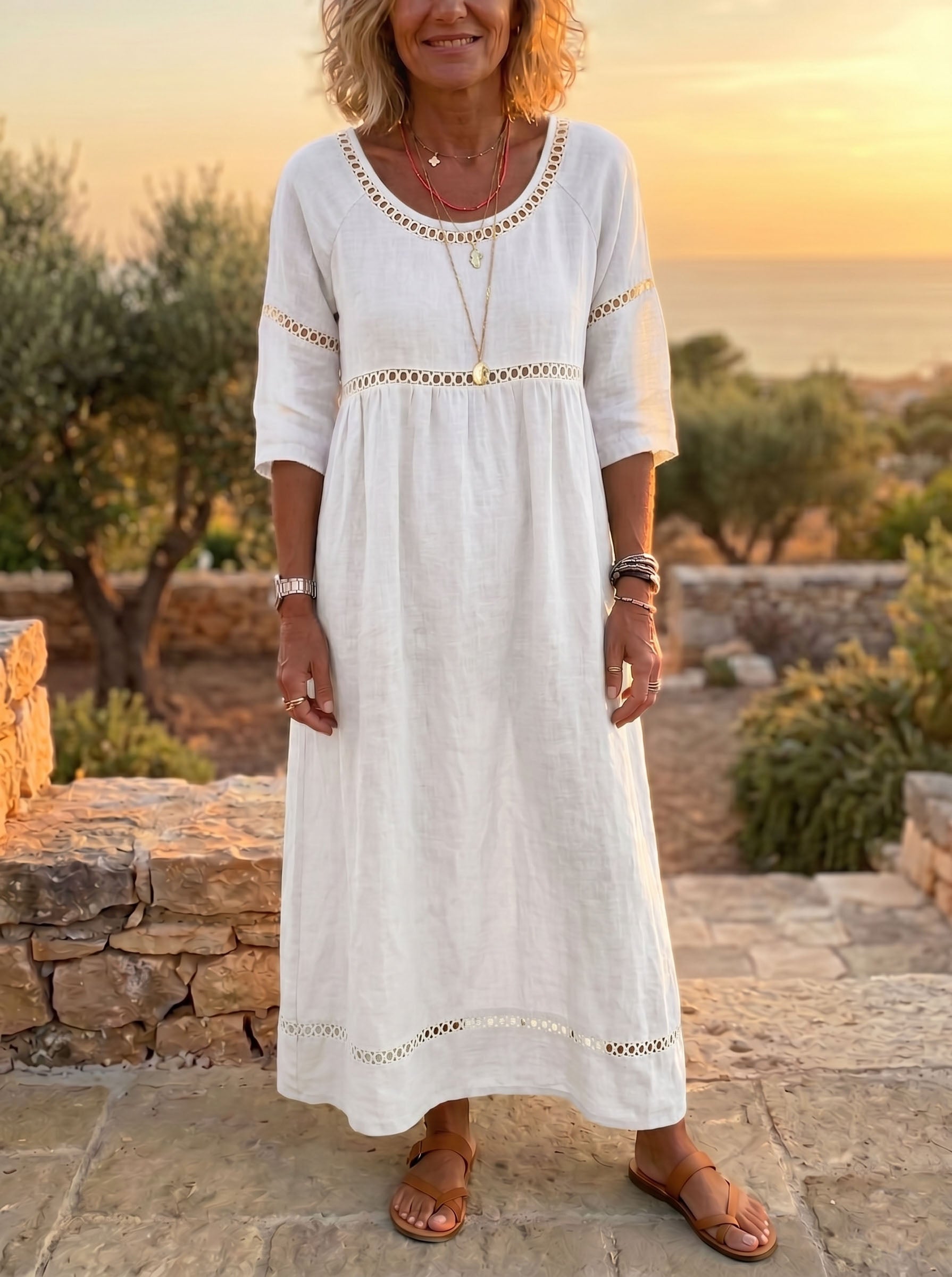 Linen Maxi Dress