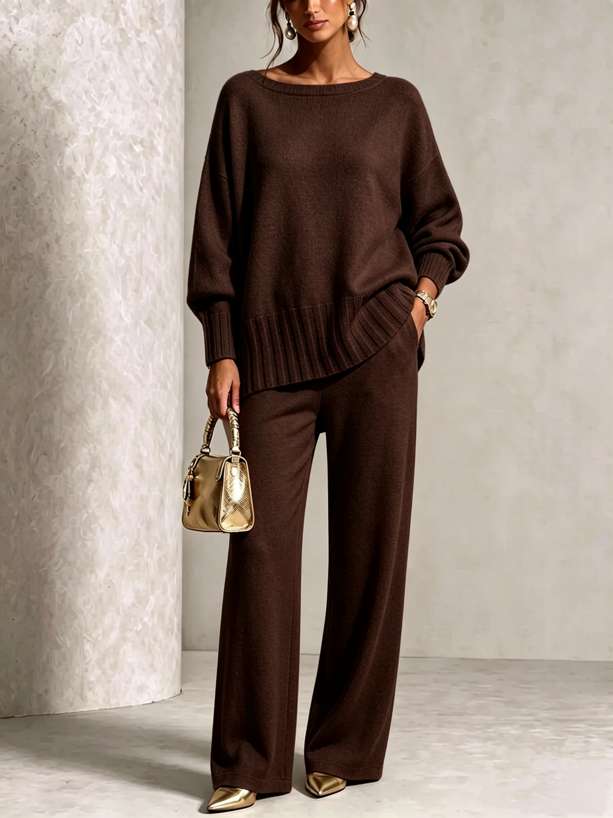 CLEARANCE SALE💥Hot Sale Soft Cashmere Casual Sweater Suit