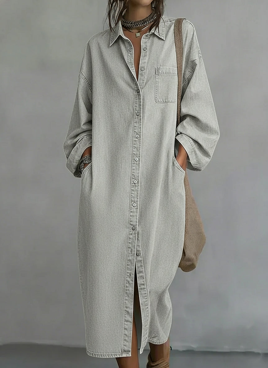 New Arrivals🔥 Women's Denim Shirt Dress