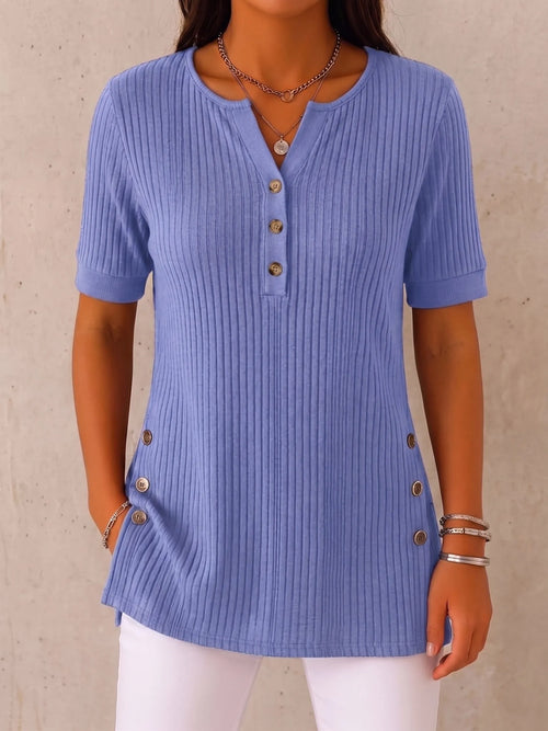 CLEARANCE SALE🔥 The Ultimate Everyday Soft-Ribbed Split-Hem Henley