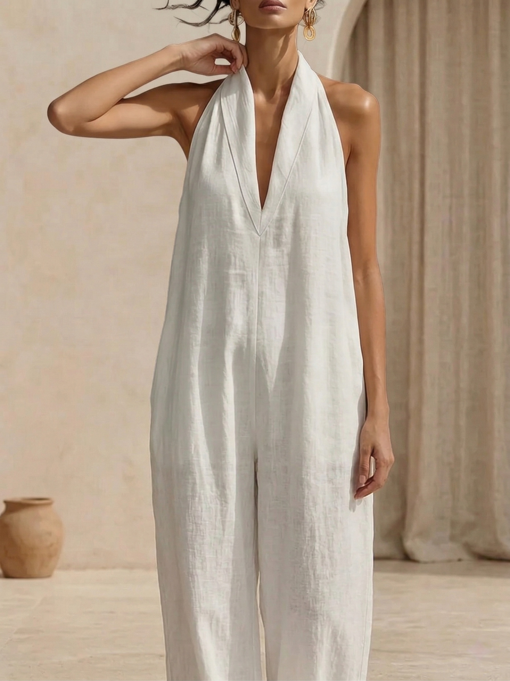 Clearance Sale🔥 Minimalist And Elegant Cozy Linen Jumpsuit